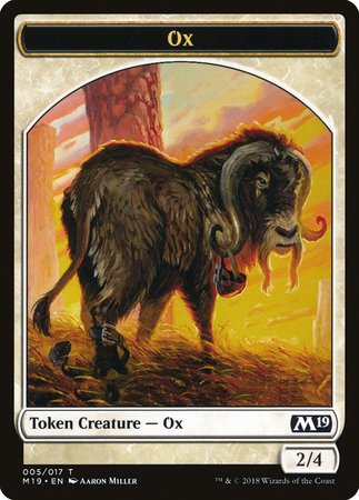 Ox Token [Core Set 2019 Tokens] | Exor Games Summserside