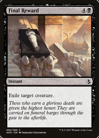 Final Reward [Amonkhet] | Exor Games Summserside