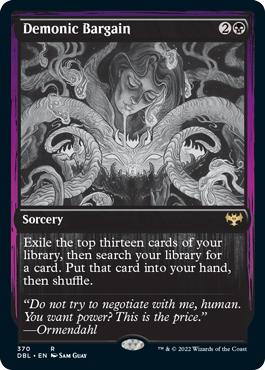 Demonic Bargain [Innistrad: Double Feature] | Exor Games Summserside