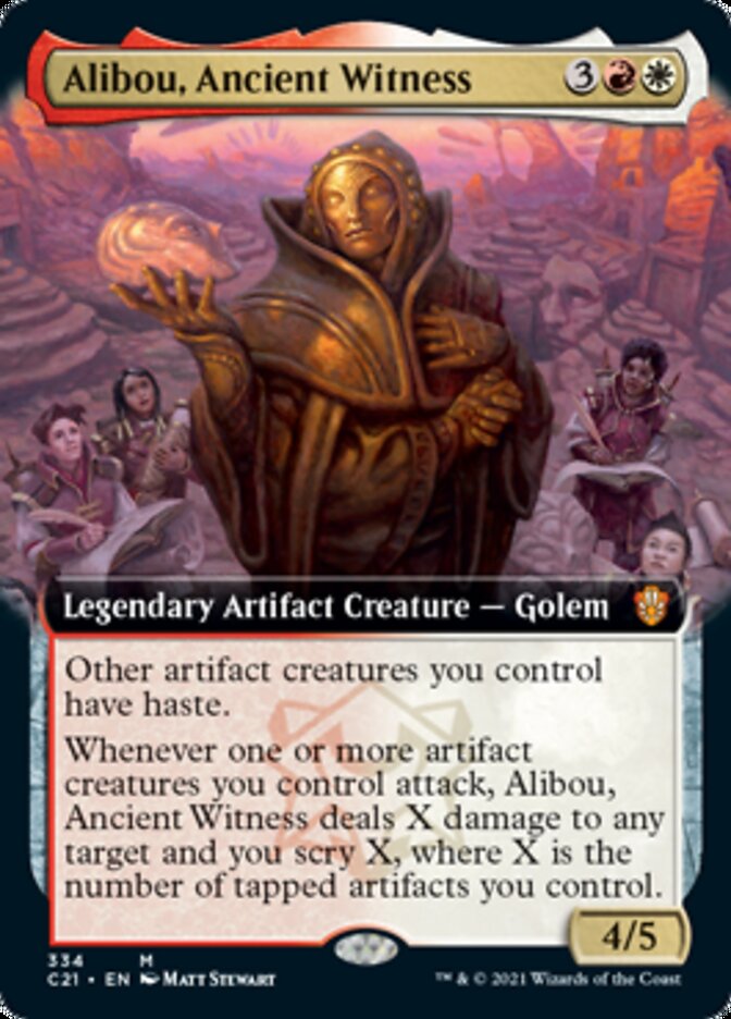 Alibou, Ancient Witness (Extended) [Commander 2021] | Exor Games Summserside