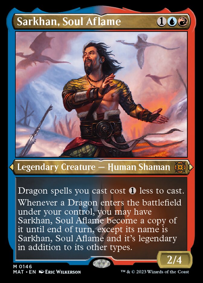 Sarkhan, Soul Aflame (Foil Etched) [March of the Machine: The Aftermath] | Exor Games Summserside