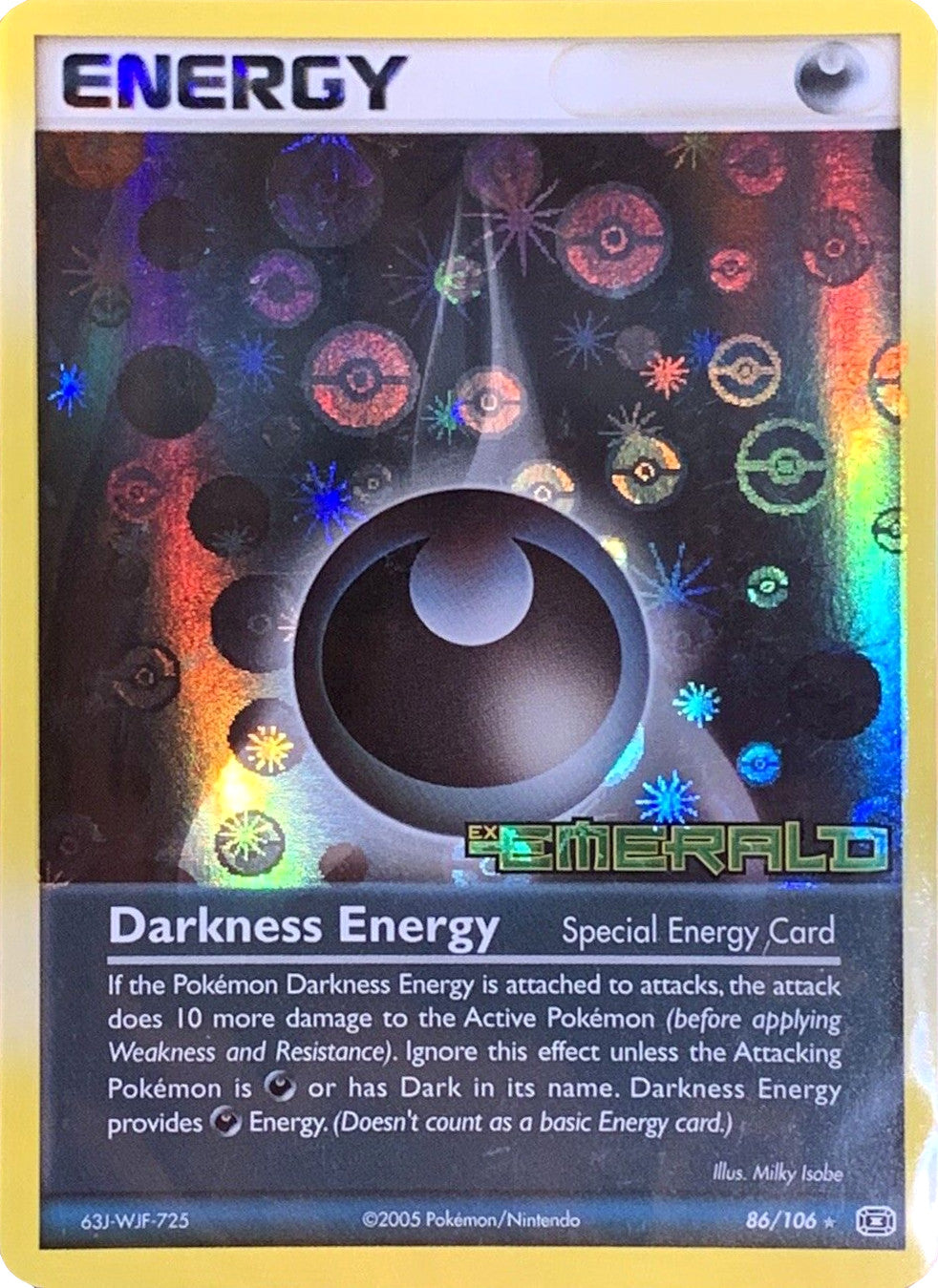 Darkness Energy (86/106) (Stamped) [EX: Emerald] | Exor Games Summserside