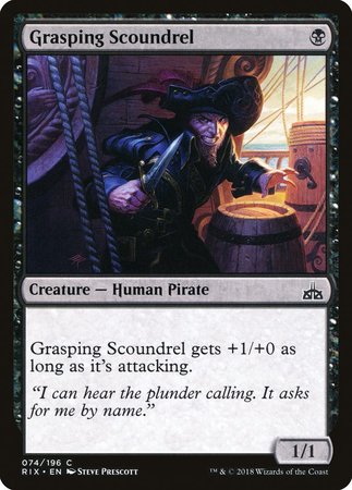 Grasping Scoundrel [Rivals of Ixalan] | Exor Games Summserside