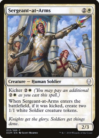 Sergeant-at-Arms [Dominaria] | Exor Games Summserside