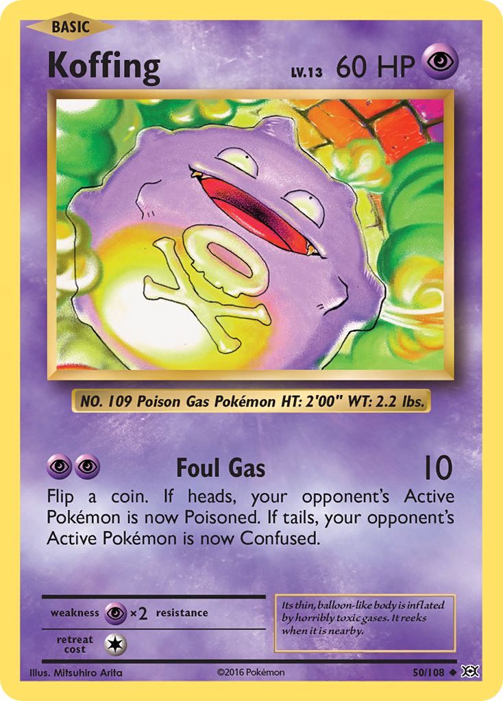 Koffing (50/108) [XY: Evolutions] | Exor Games Summserside