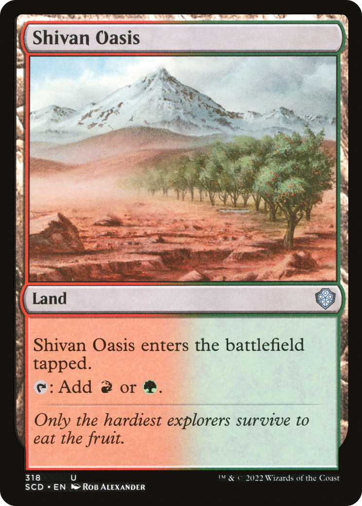 Shivan Oasis [Starter Commander Decks] | Exor Games Summserside