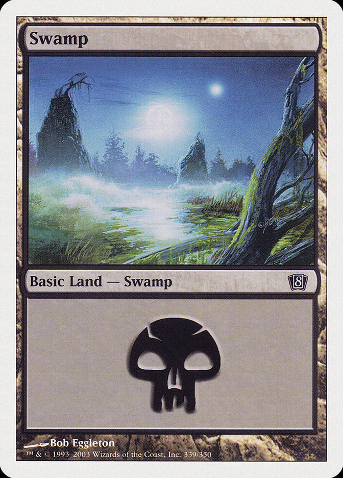 Swamp (339) [Eighth Edition] | Exor Games Summserside