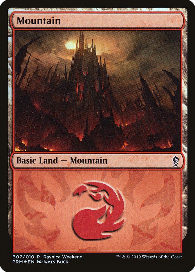 Mountain (B07) [Ravnica Allegiance Guild Kit] | Exor Games Summserside