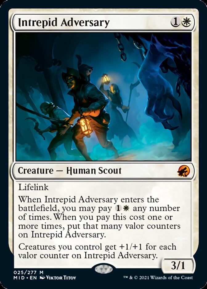 Intrepid Adversary [Innistrad: Midnight Hunt] | Exor Games Summserside