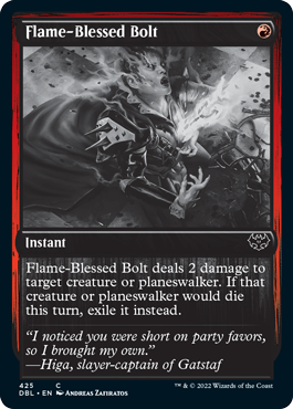 Flame-Blessed Bolt [Innistrad: Double Feature] | Exor Games Summserside