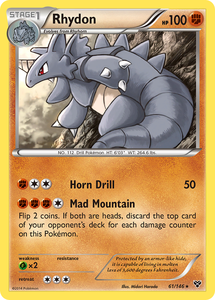 Rhydon (61/146) [XY: Base Set] | Exor Games Summserside