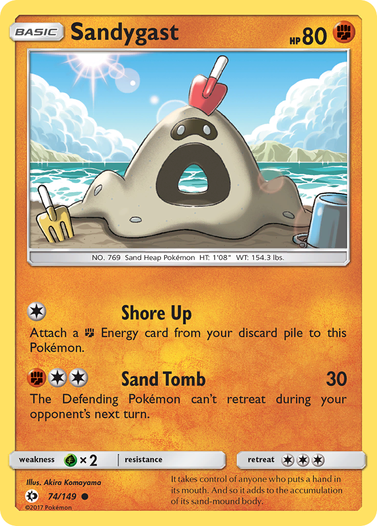 Sandygast (74/149) [Sun & Moon: Base Set] | Exor Games Summserside