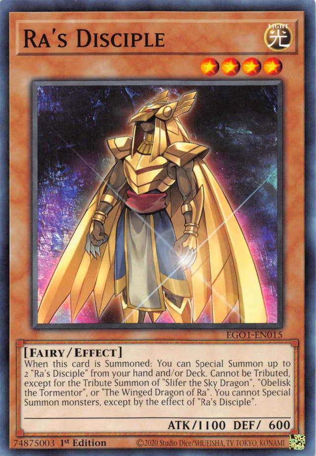 Ra's Disciple [EGO1-EN015] Common | Exor Games Summserside