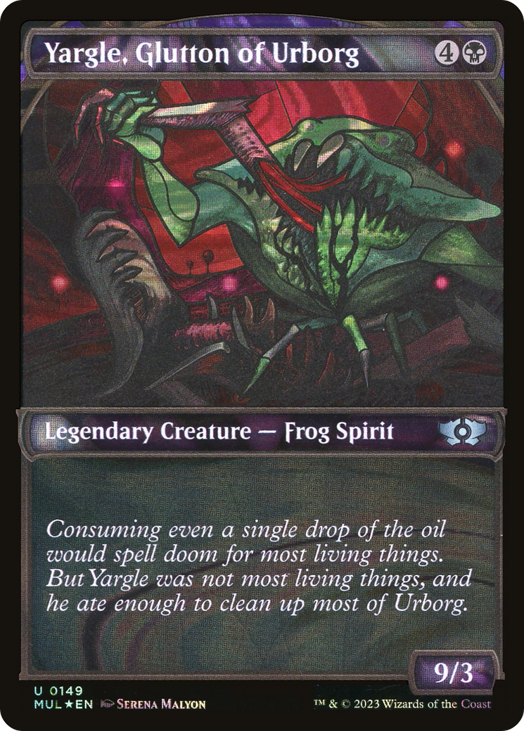 Yargle, Glutton of Urborg (Halo Foil) [Multiverse Legends] | Exor Games Summserside