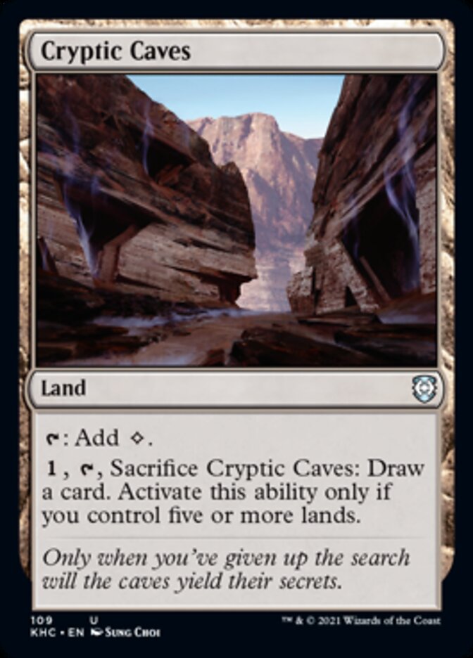 Cryptic Caves [Kaldheim Commander] | Exor Games Summserside