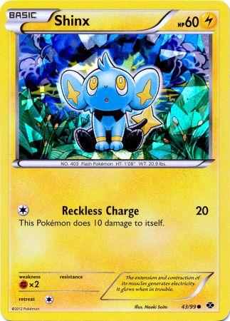 Shinx (43/99) (Cracked Ice Holo) (Blister Exclusive) [Black & White: Next Destinies] | Exor Games Summserside