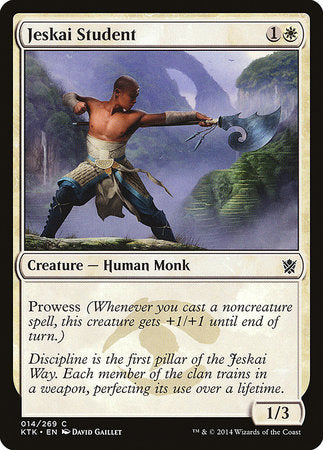 Jeskai Student [Khans of Tarkir] | Exor Games Summserside