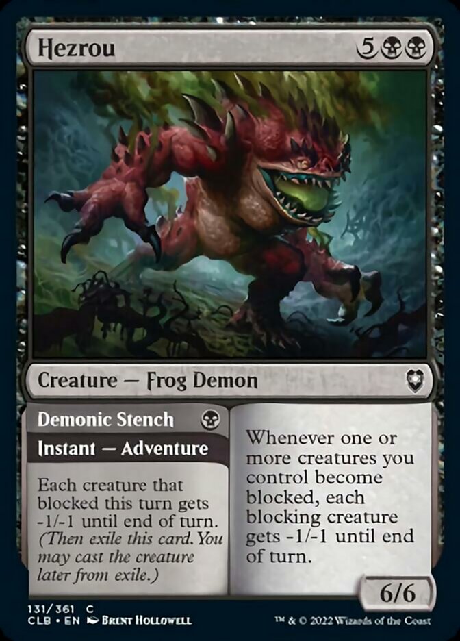 Hezrou // Demonic Stench [Commander Legends: Battle for Baldur's Gate] | Exor Games Summserside