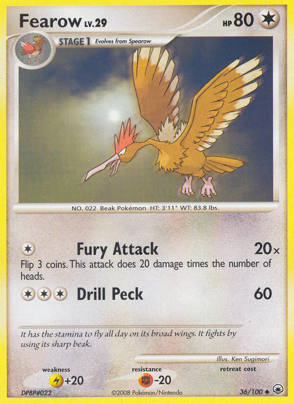 Fearow (36/100) [Diamond & Pearl: Majestic Dawn] | Exor Games Summserside