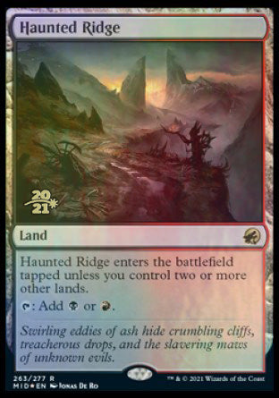 Haunted Ridge [Innistrad: Midnight Hunt Prerelease Promos] | Exor Games Summserside