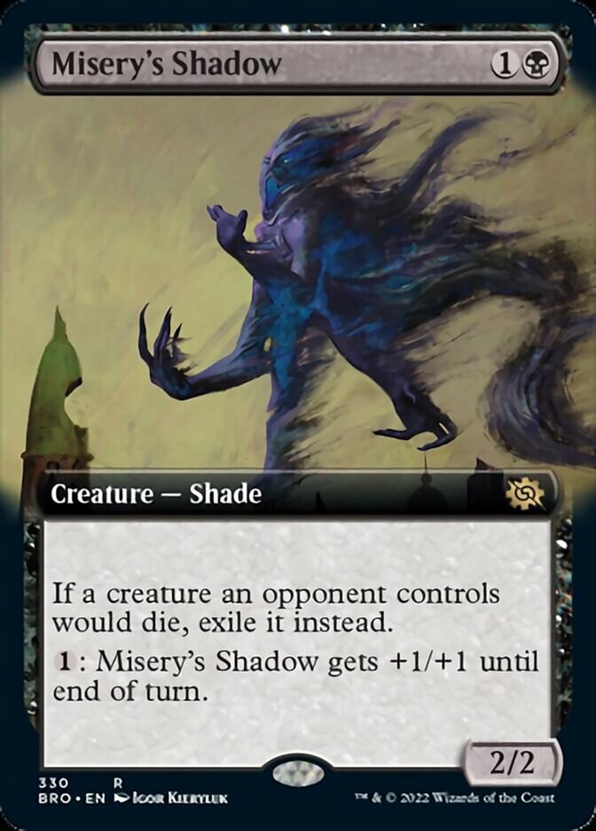 Misery's Shadow (Extended Art) [The Brothers' War] | Exor Games Summserside