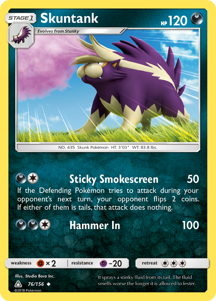 Skuntank (76/156) [Sun & Moon: Ultra Prism] | Exor Games Summserside