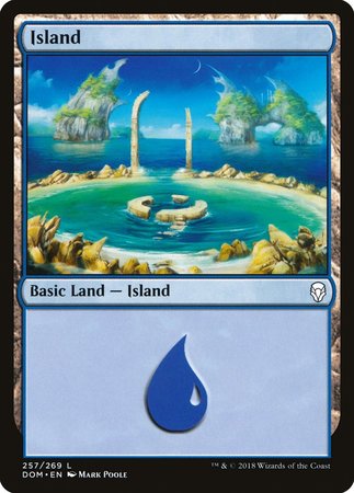 Island (257) [Dominaria] | Exor Games Summserside