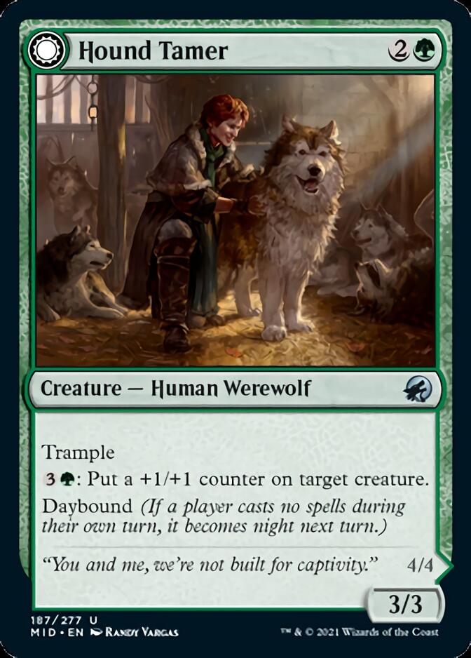 Hound Tamer // Untamed Pup [Innistrad: Midnight Hunt] | Exor Games Summserside