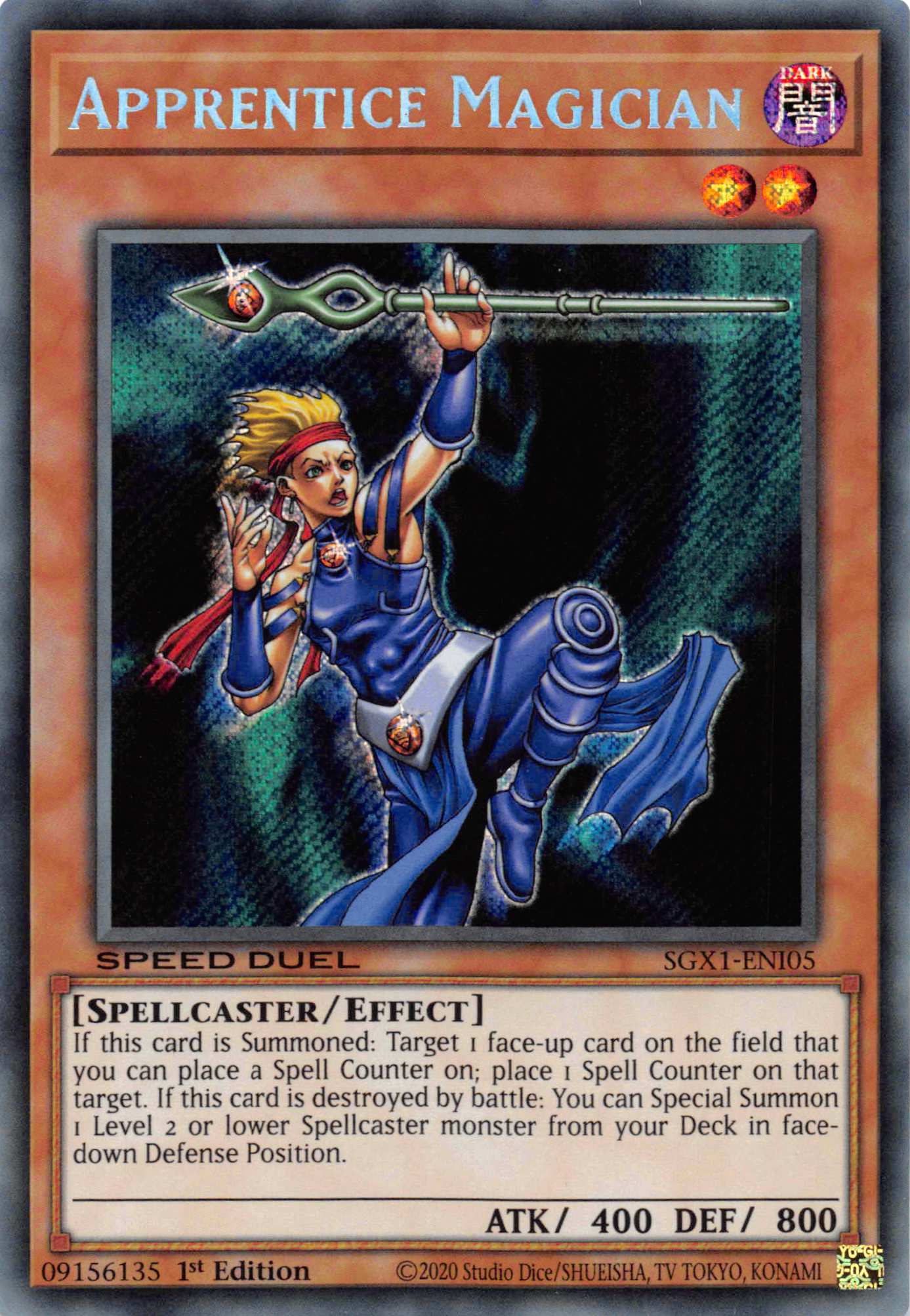 Apprentice Magician [SGX1-ENI05] Secret Rare | Exor Games Summserside