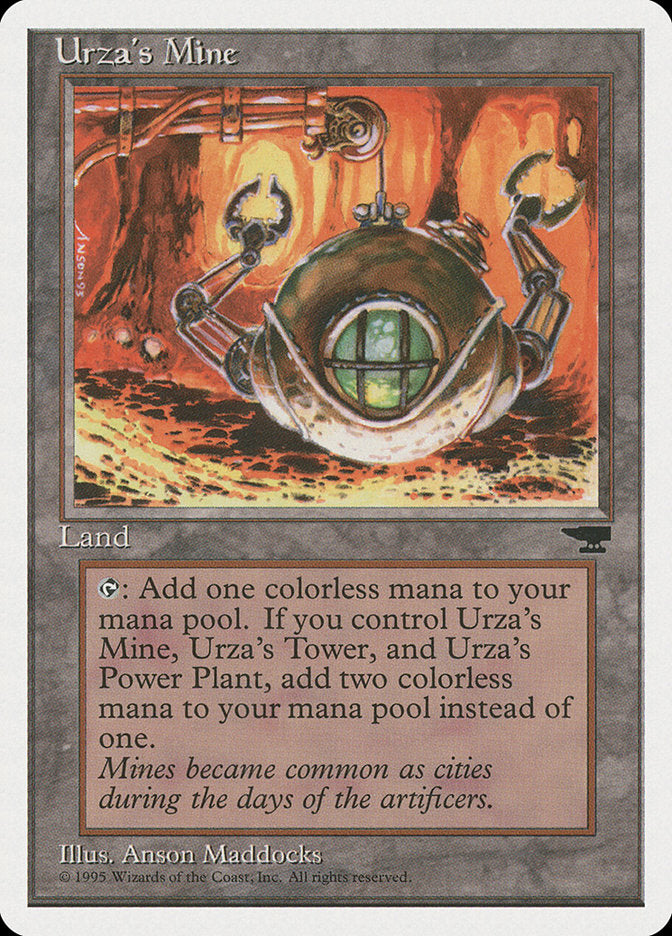 Urza's Mine (Orange Background) [Chronicles] | Exor Games Summserside