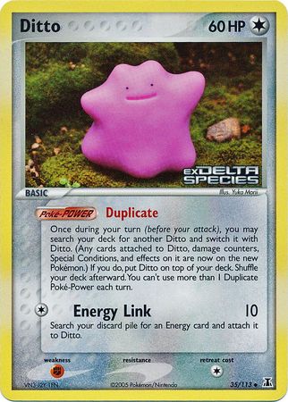 Ditto (35/113) (Stamped) [EX: Delta Species] | Exor Games Summserside