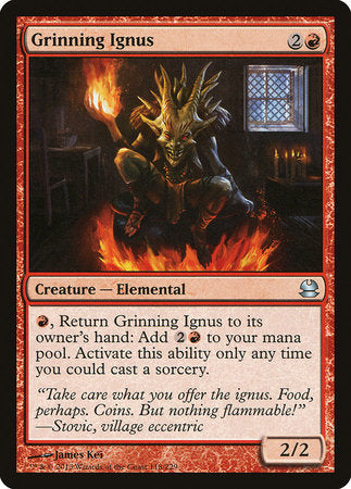 Grinning Ignus [Modern Masters] | Exor Games Summserside
