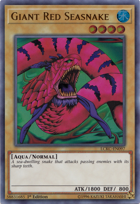 Giant Red Seasnake [LCKC-EN097] Ultra Rare | Exor Games Summserside