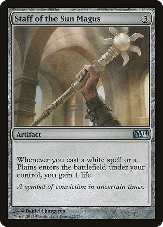 Staff of the Sun Magus [Magic 2014] | Exor Games Summserside