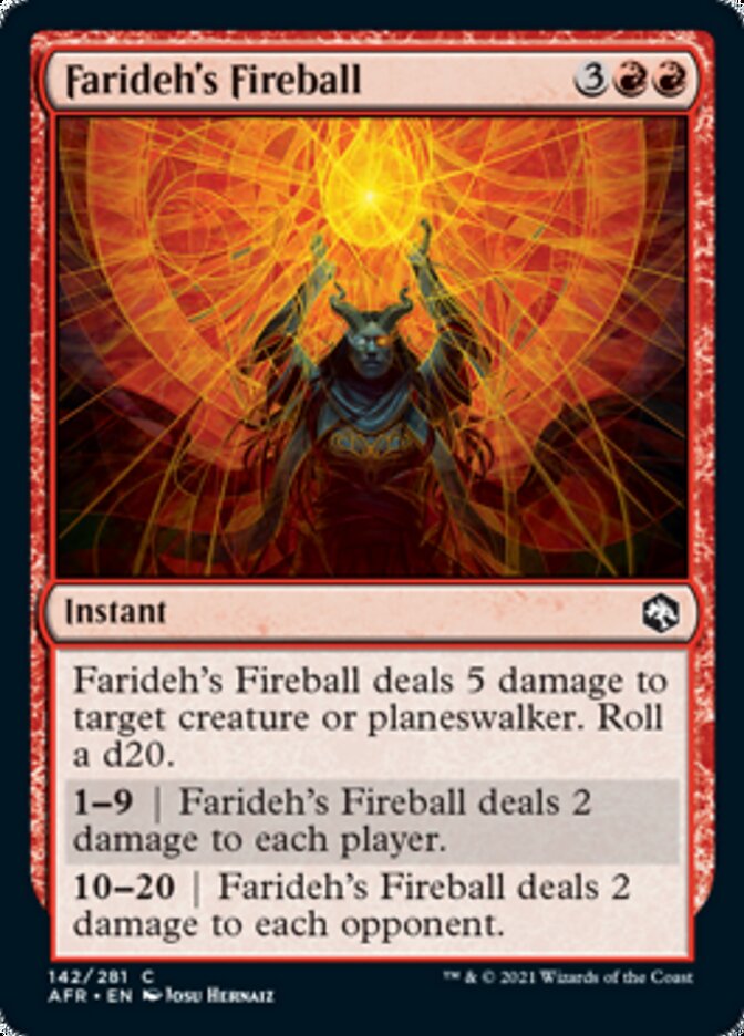 Farideh's Fireball [Dungeons & Dragons: Adventures in the Forgotten Realms] | Exor Games Summserside