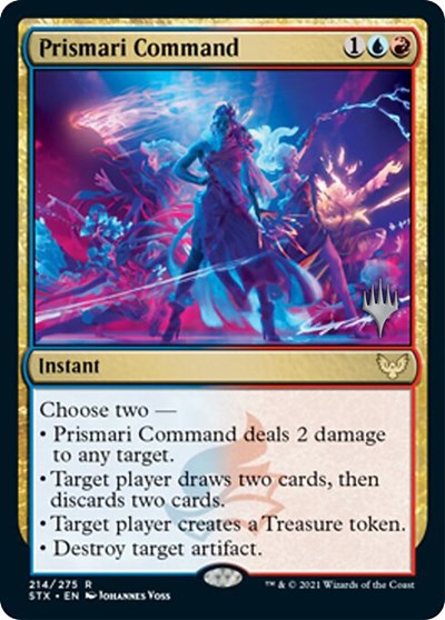 Prismari Command (Promo Pack) [Strixhaven: School of Mages Promos] | Exor Games Summserside