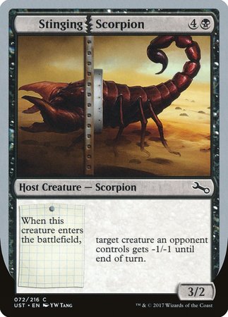 Stinging Scorpion [Unstable] | Exor Games Summserside