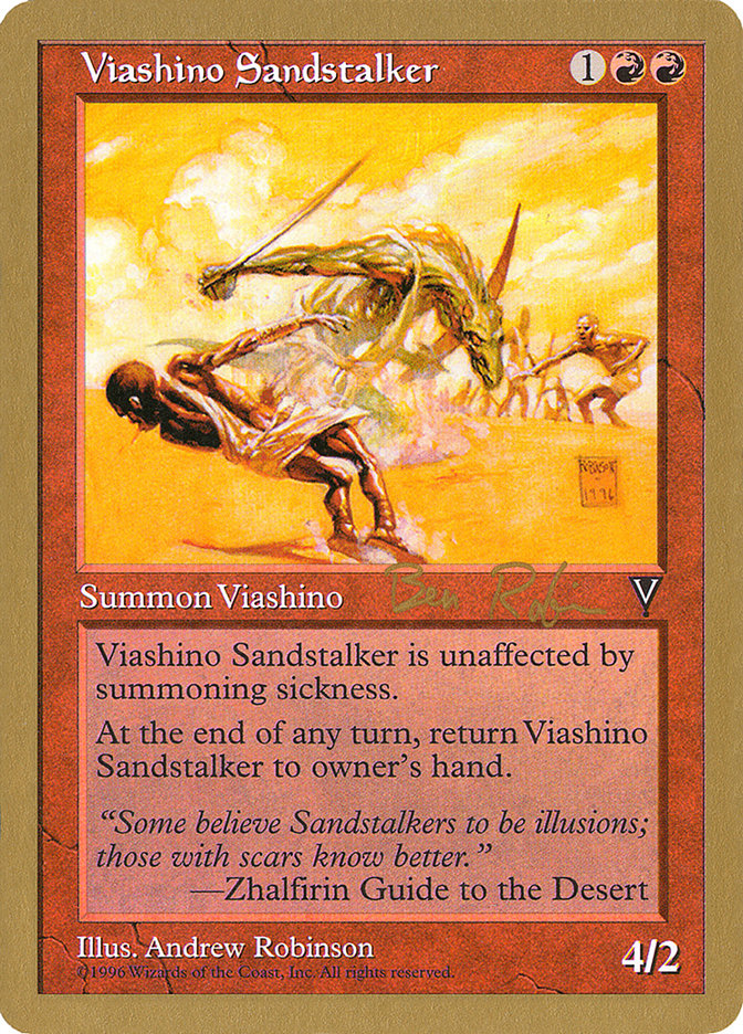 Viashino Sandstalker (Ben Rubin) [World Championship Decks 1998] | Exor Games Summserside