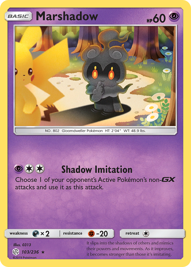 Marshadow (103/236) [Sun & Moon: Cosmic Eclipse] | Exor Games Summserside