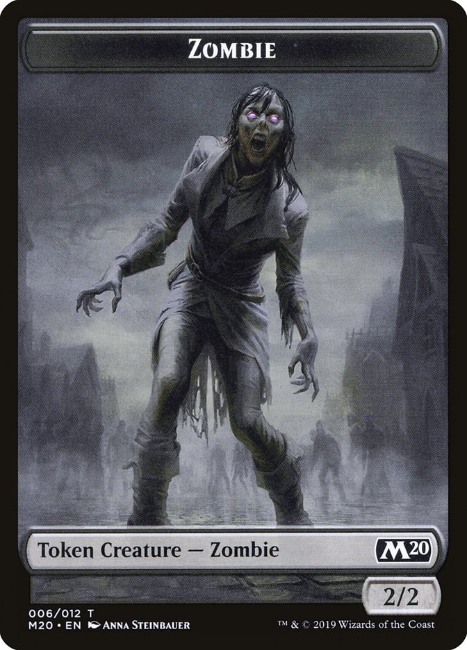 Dragon (002) // Zombie Double-Sided Token [Game Night 2019 Tokens] | Exor Games Summserside