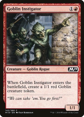 Goblin Instigator [Core Set 2019] | Exor Games Summserside