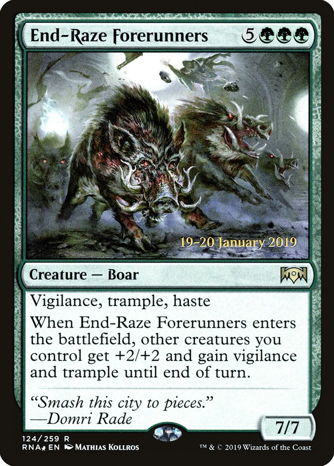 End-Raze Forerunners [Ravnica Allegiance Prerelease Promos] | Exor Games Summserside