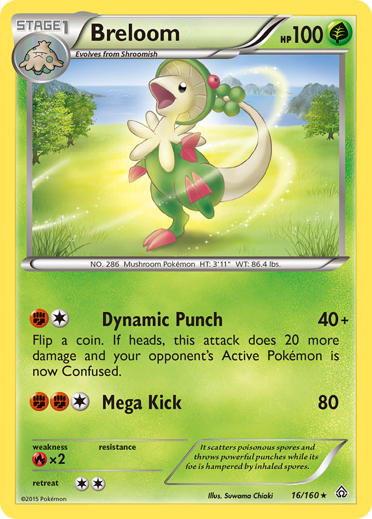 Breloom (16/160) [XY: Primal Clash] | Exor Games Summserside