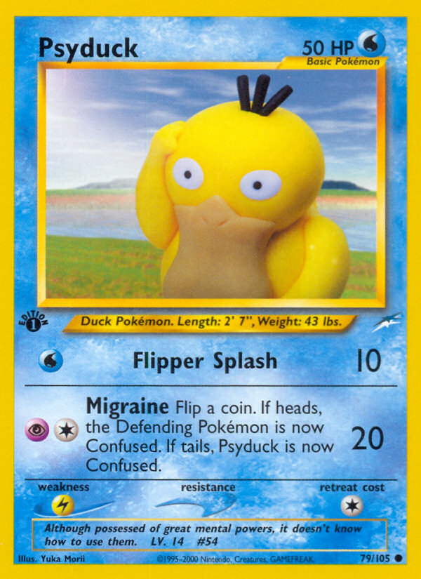 Psyduck (79/105) [Neo Destiny 1st Edition] | Exor Games Summserside