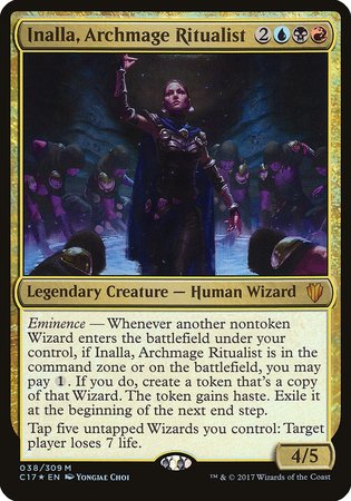 Inalla, Archmage Ritualist (Commander 2017) [Commander 2017 Oversized] | Exor Games Summserside