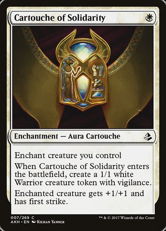 Cartouche of Solidarity [Amonkhet] | Exor Games Summserside