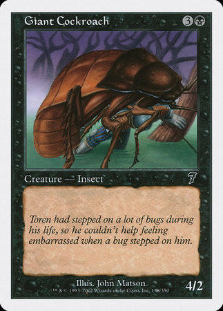 Giant Cockroach [Seventh Edition] | Exor Games Summserside