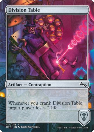 Division Table [Unstable] | Exor Games Summserside