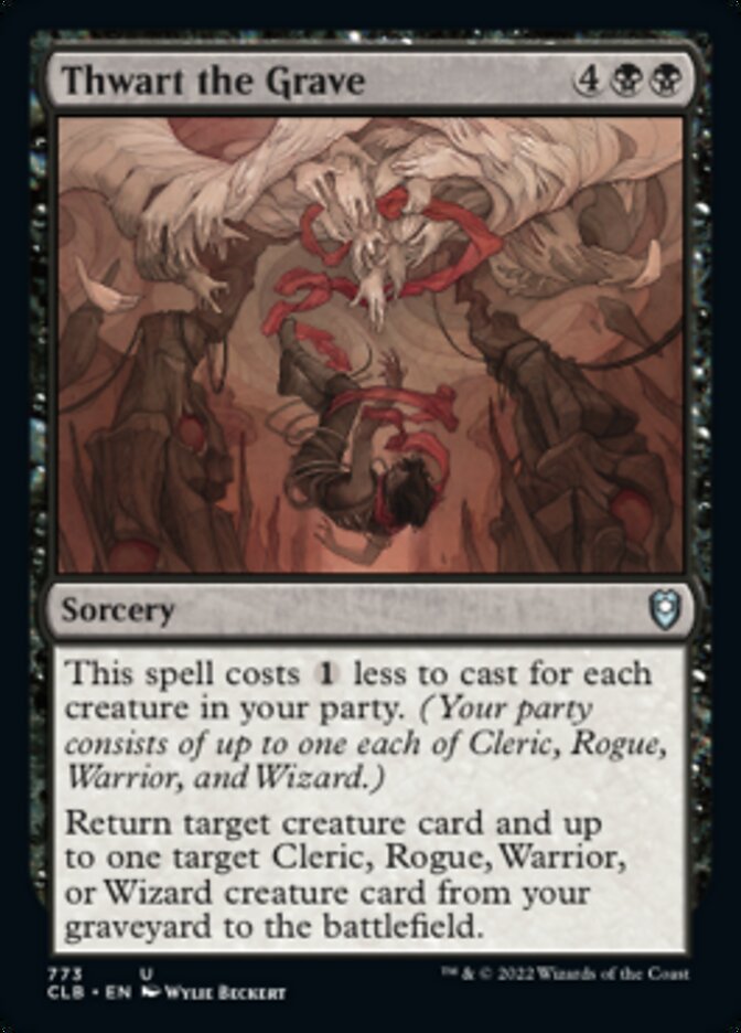 Thwart the Grave [Commander Legends: Battle for Baldur's Gate] | Exor Games Summserside