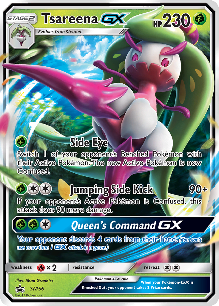 Tsareena GX (SM56) [Sun & Moon: Black Star Promos] | Exor Games Summserside